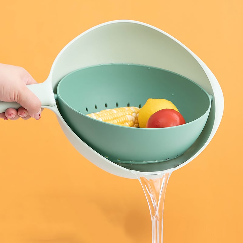 đđDubbel drĂ€neringskorg med handtag