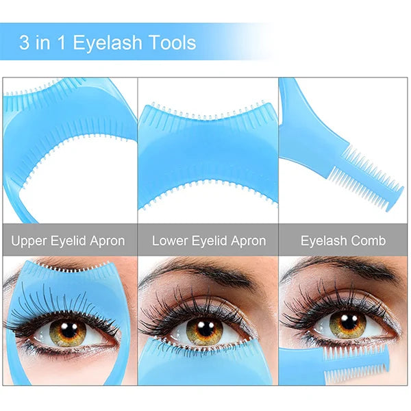 3 i 1 ögonfransverktyg Mascara Shield Applicator Guard