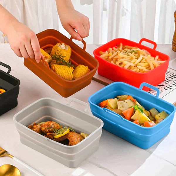 (đ2024 nyĂ„rsförsĂ€ljningđ) hopfĂ€llbar bakplĂ„t av silikon för luftfrysning