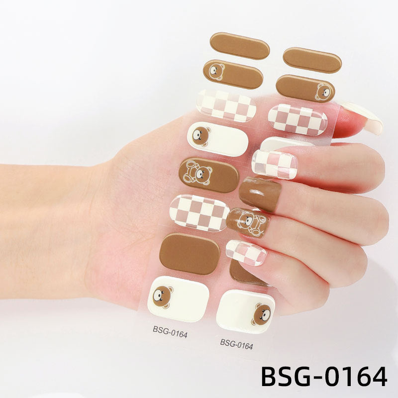 đ Ny produkt đ halvhĂ€rdad gel nagel klistermĂ€rke