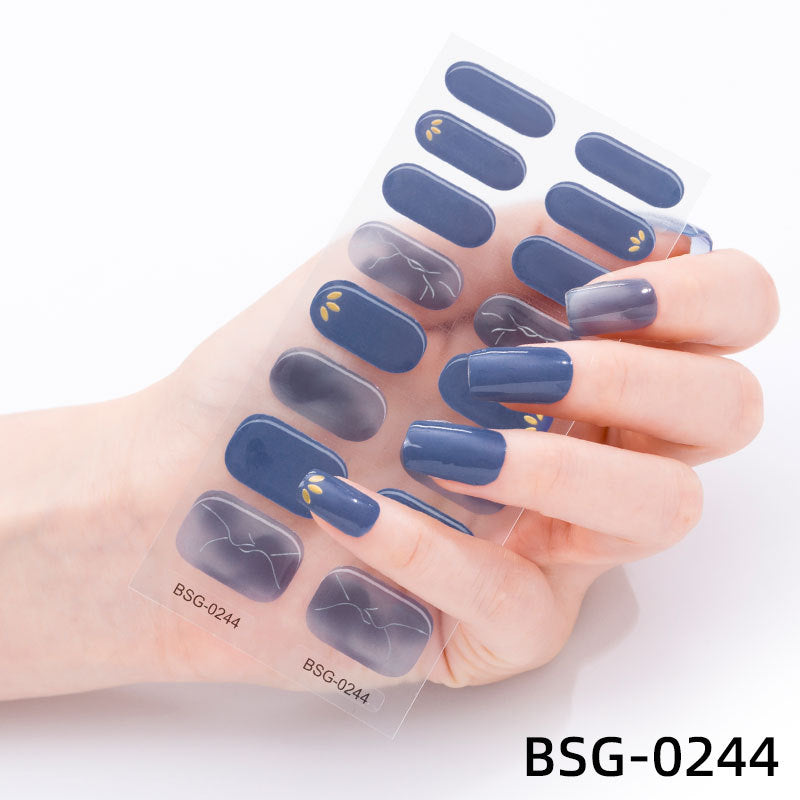 đ Ny produkt đ halvhĂ€rdad gel nagel klistermĂ€rke