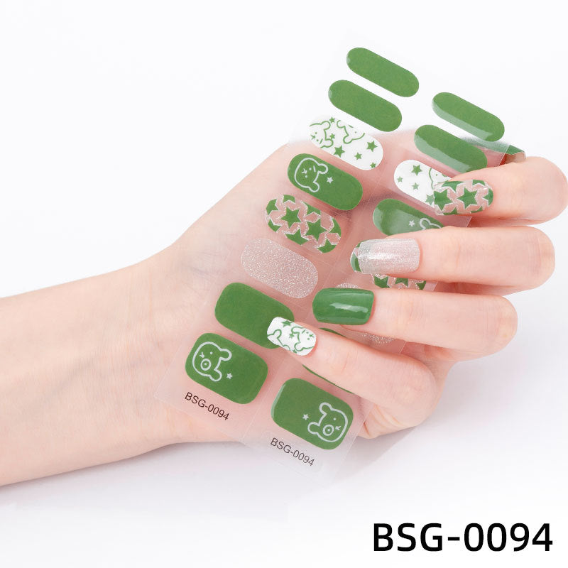 đ Ny produkt đ halvhĂ€rdad gel nagel klistermĂ€rke