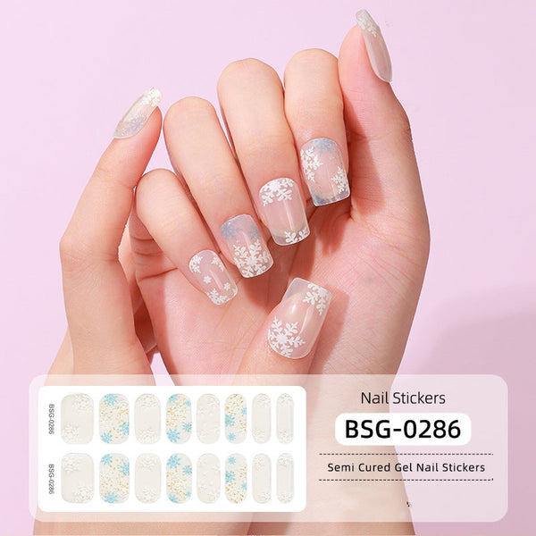 đ Ny produkt đ halvhĂ€rdad gel nagel klistermĂ€rke