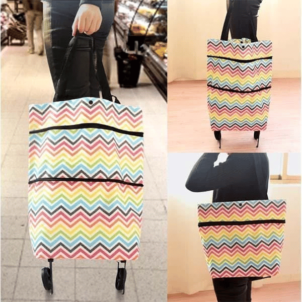 (đ„HOT SALE NU 49% OFF) - 2-i-1 shoppingvĂ€ska hopfĂ€llbar grön vĂ€ska