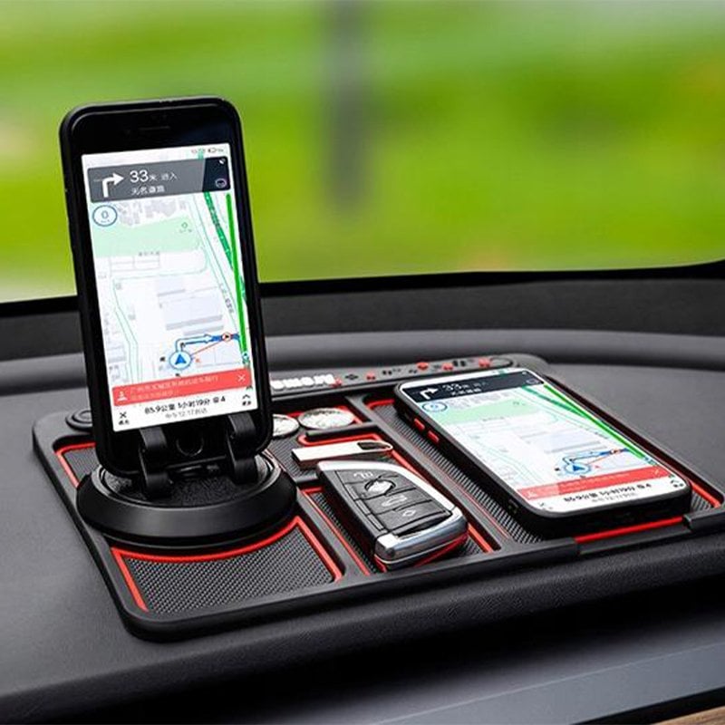 4-i-1 halkfri telefonplatta för bilen