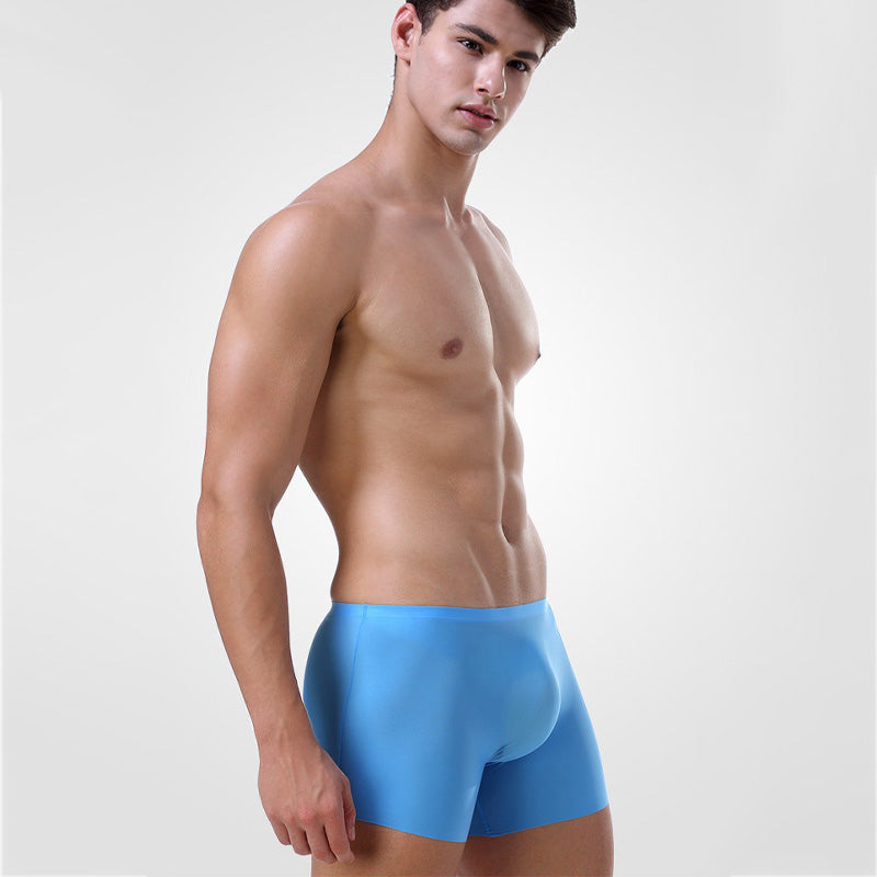 3D Stereo One-Piece Ice Silk Boxer för män