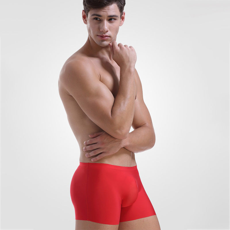 3D Stereo One-Piece Ice Silk Boxer för män