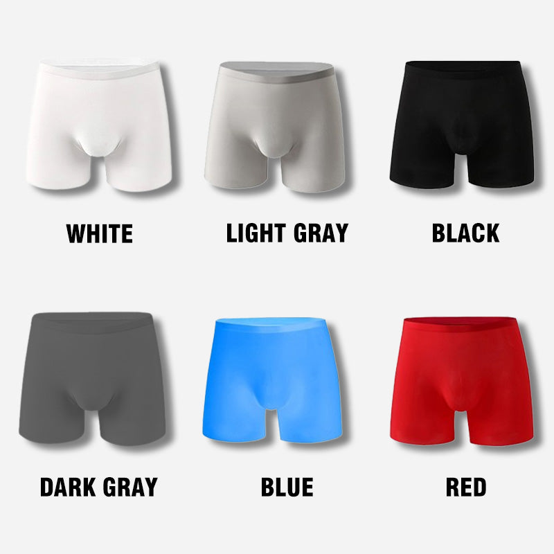 3D Stereo One-Piece Ice Silk Boxer för män