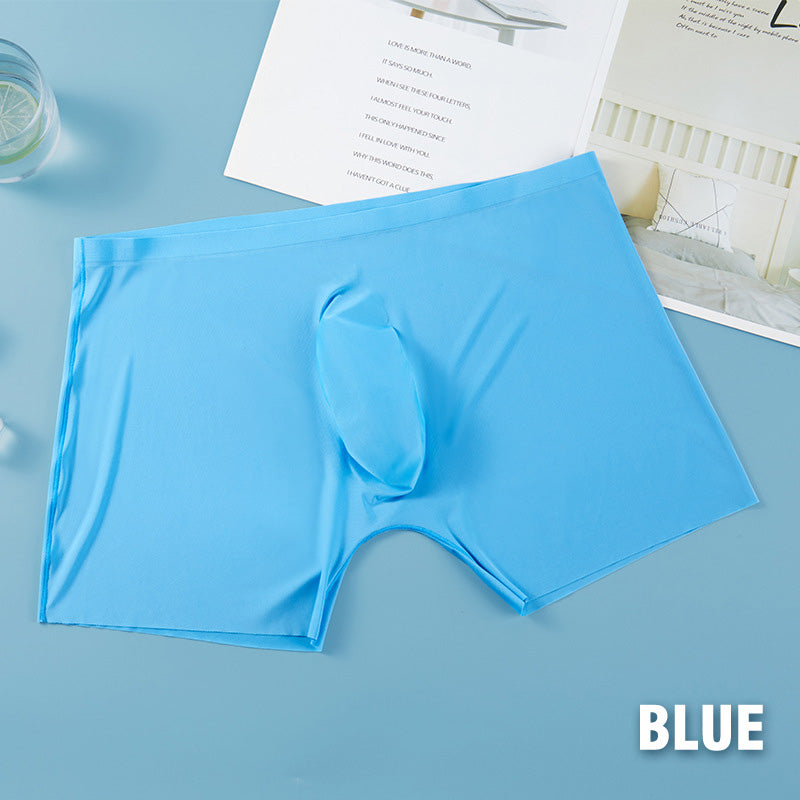 3D Stereo One-Piece Ice Silk Boxer för män