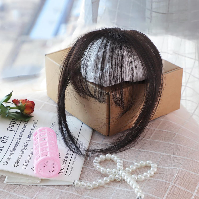 đ„50% RABATTđ„3D Airy Bangs Wiglet Hair Piece Hair Toppers