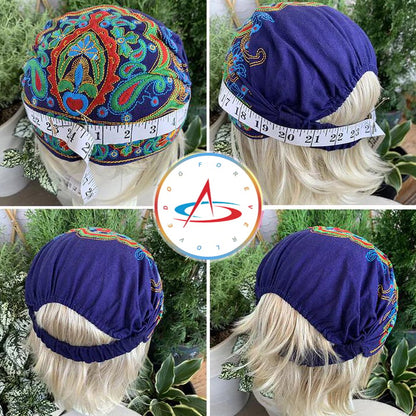 100% handgjorda broderade bandana kepsar