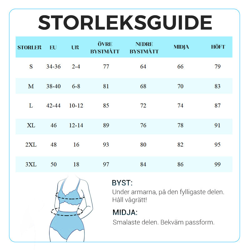 👙Varm försäljning 50% rabatt💕Kvinnors Tvådelade Set: V-ringad Spets Baddräkt och Shorts