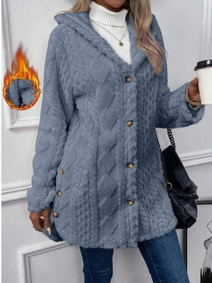 ⏳Begränsad tid 50 % Rabatt⏰Huvtröja för damer – Mjuk och elegant stickad tröja🧥