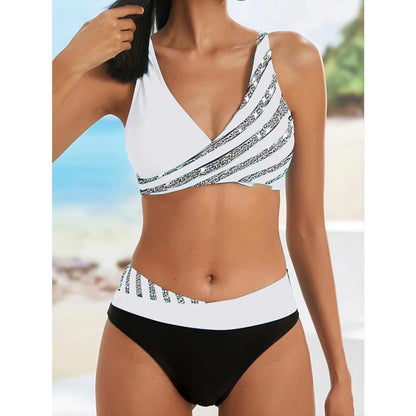 ⏳Tidsbegränsat erbjudande⏰Snygg tvådelad bikini för damer👙