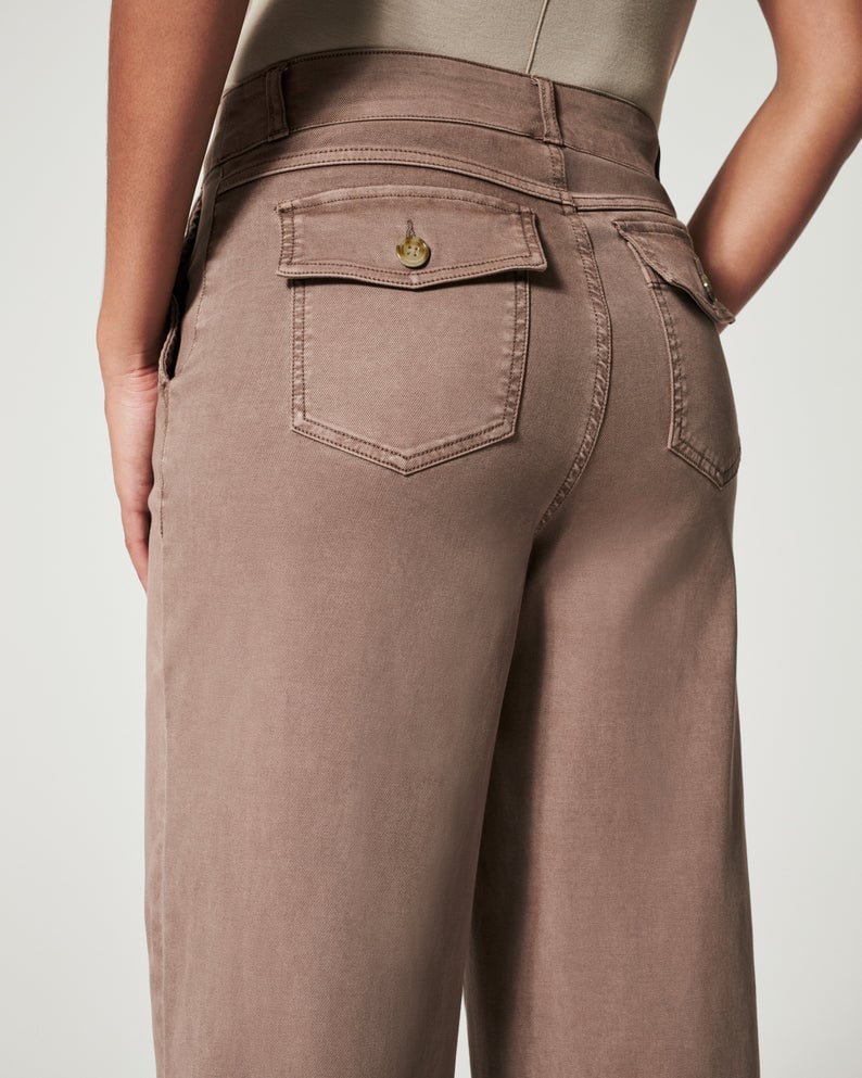 🔥2025 Ny rea-49%OFF🔥 Hundratals matchande smala raka stretchbyxor med hög midja och vida ben