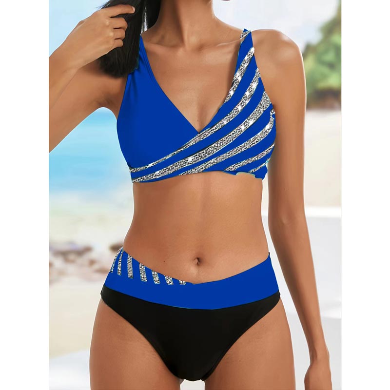 ⏳Tidsbegränsat erbjudande⏰Snygg tvådelad bikini för damer👙