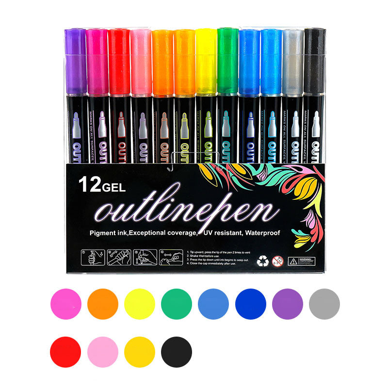 ✨Limited Time Sale-49% OFF🎨🖌️Färgläggning Lightstick Graffiti Överstrykningspennor