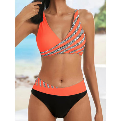 ⏳Tidsbegränsat erbjudande⏰Snygg tvådelad bikini för damer👙