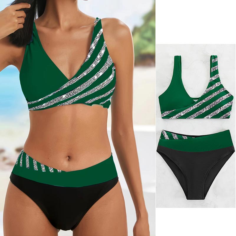 ⏳Tidsbegränsat erbjudande⏰Snygg tvådelad bikini för damer👙
