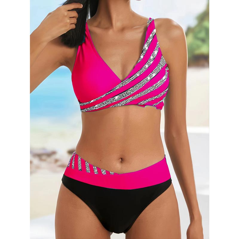 ⏳Tidsbegränsat erbjudande⏰Snygg tvådelad bikini för damer👙