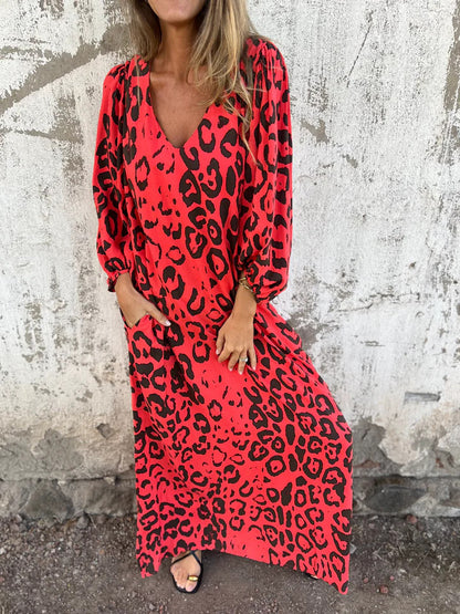 Safari Chic Leopardklänning