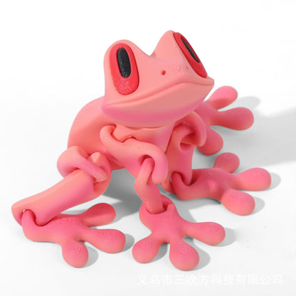 🐸 Söt 3D-groda kylskåpsmagnet – Stark magnet, rolig dekoration & perfekt presentval!