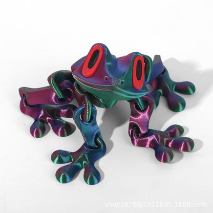 🐸 Söt 3D-groda kylskåpsmagnet – Stark magnet, rolig dekoration & perfekt presentval!