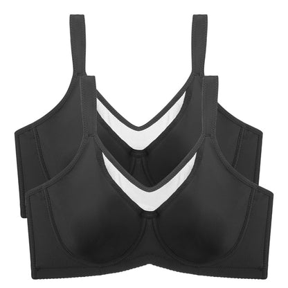 👙 50% RABATT NU! Elegant, lätt BH med full täckning i stora storlekar – bygelstöd, tunna ovadderade kupor & breda axelband – perfekt för vardagslyft och naturlig siluett ✨💖