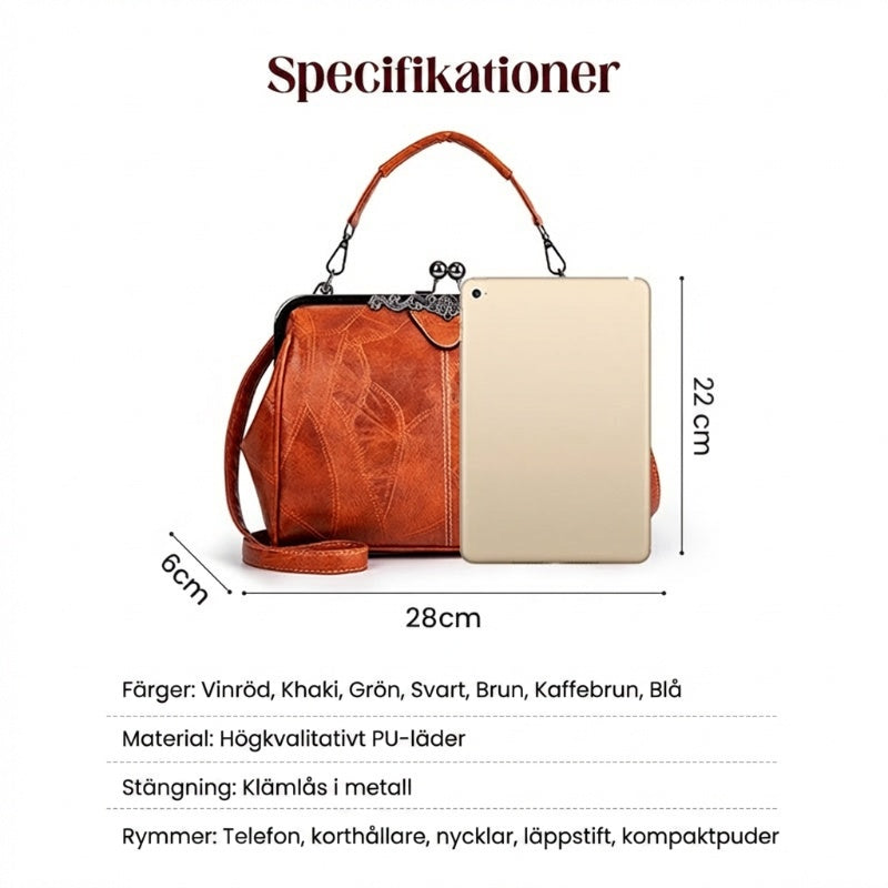 💎50 % RABATT💎 Elegant vintagehandväska för dam