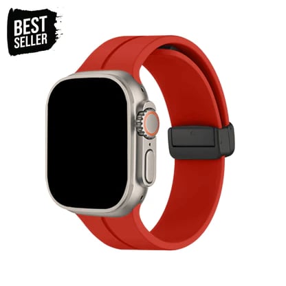 🔥Köp 1 och få 1 gratis - Magnetiskt vikbart armband i silikon för Apple Watch