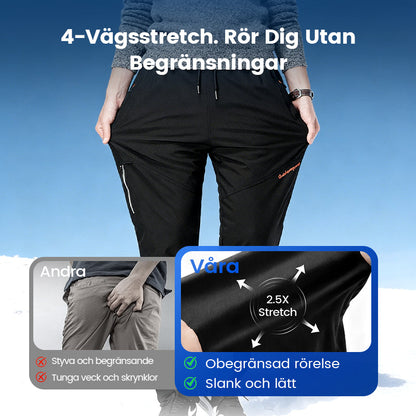 ❄️💨 Vattentäta, vindtäta och värmeisolerande outdoorbyxor – skyddar mot kyla, fukt och smuts! 🌧️