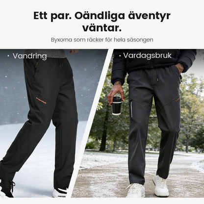 ❄️💨 Vattentäta, vindtäta och värmeisolerande outdoorbyxor – skyddar mot kyla, fukt och smuts! 🌧️