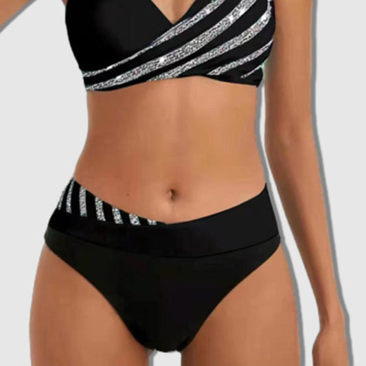 ⏳Tidsbegränsat erbjudande⏰Snygg tvådelad bikini för damer👙