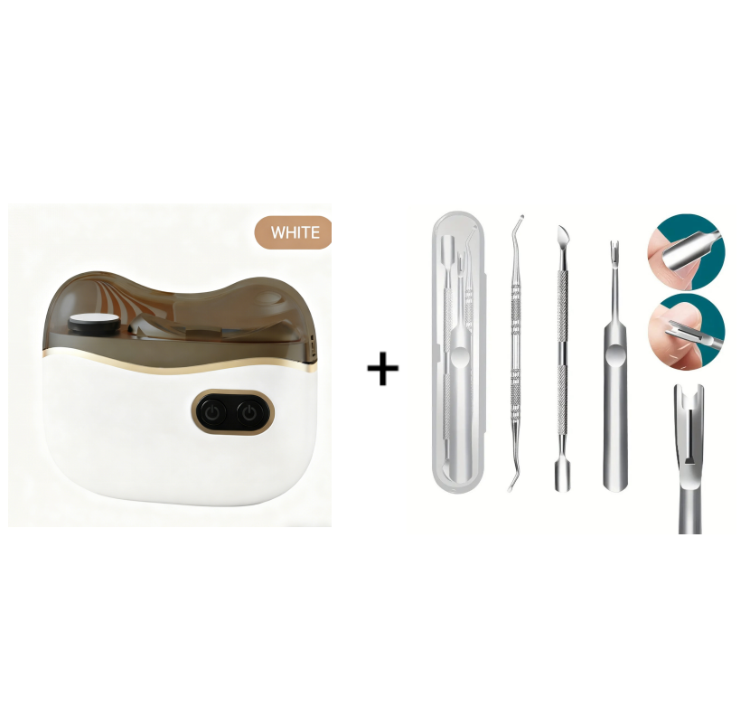 💅2-i-1 elektrisk nagelklippare och polerare