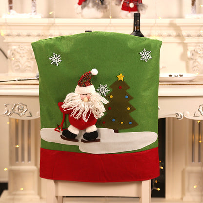 💥Rea 50% rabatt🎅- Dekoration tecknad stolsöverdrag