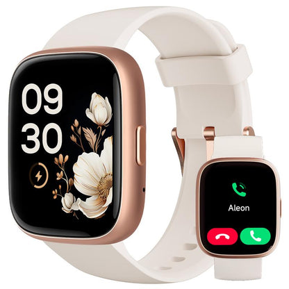 ⌚ 50 % RABATT! Smartklocka för kvinnor och män – ring och ta emot samtal, över 100 sportlägen, sömnspårare och IP68-vattentät! 💪📲