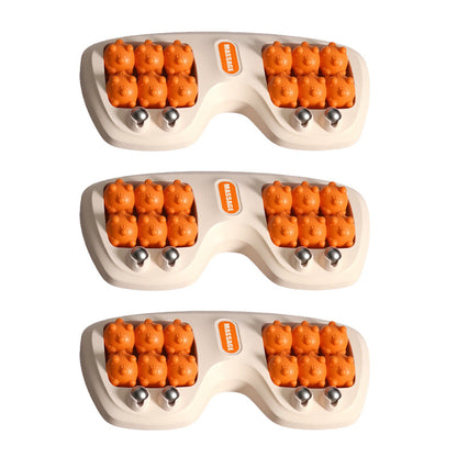 Bärbar Dubbelrad Fotmassagerulle