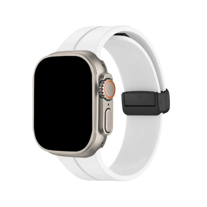 🔥Köp 1 och få 1 gratis - Magnetiskt vikbart armband i silikon för Apple Watch