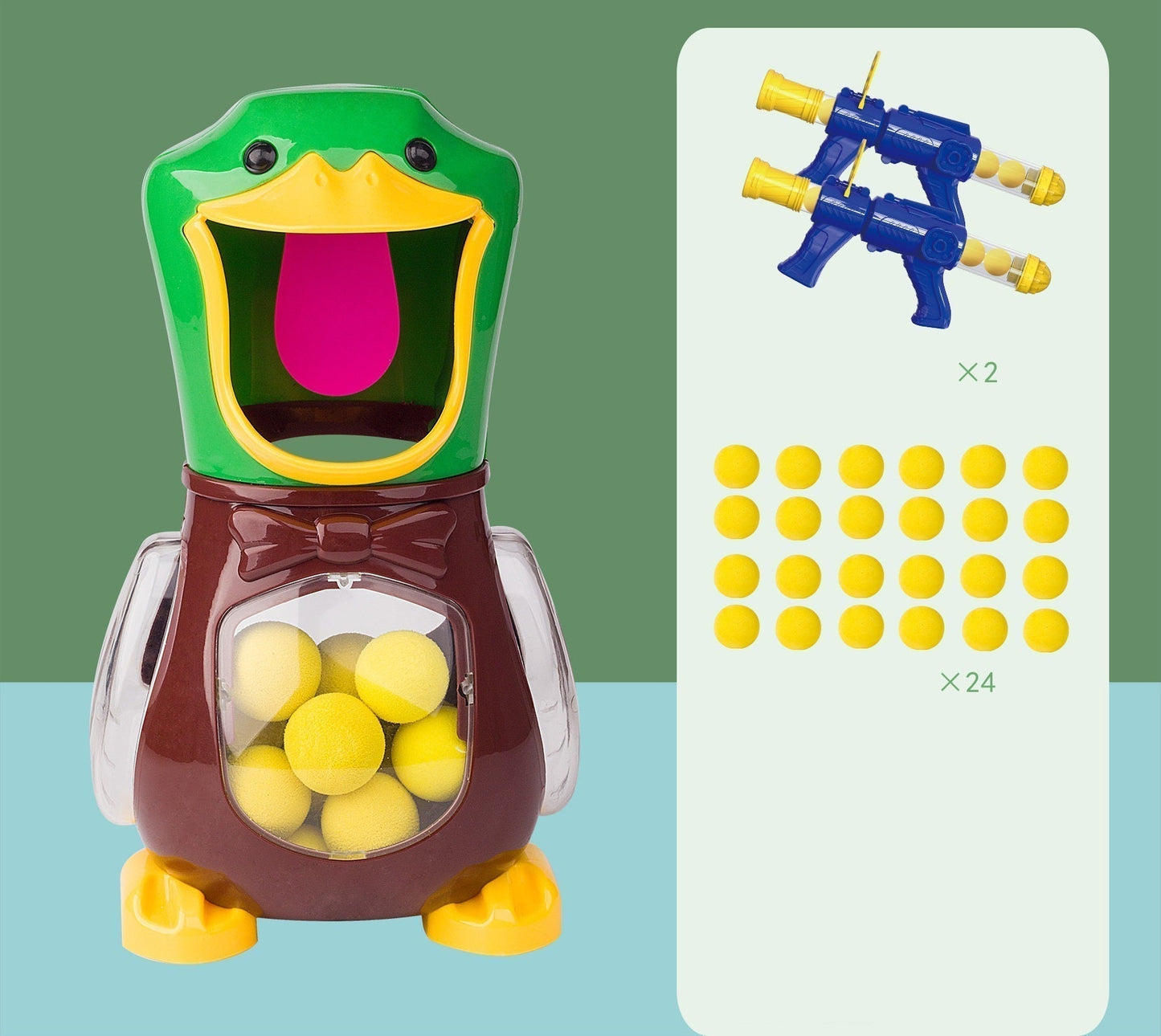 🎁Hungry Duck Shooting Toy Set （🎄Julförsäljning🎅）