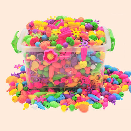 👸🏻Pop-pärlor för smyckestillverkning för barn