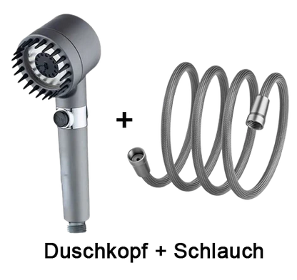 🚿 KÖP 3 FÅ 1 GRATIS! ✨ Multifunktionell Dusch - Massage och Hudvård, 5 Inställningar för Avslappnad Stund, Enkel Installation 🛁📦
