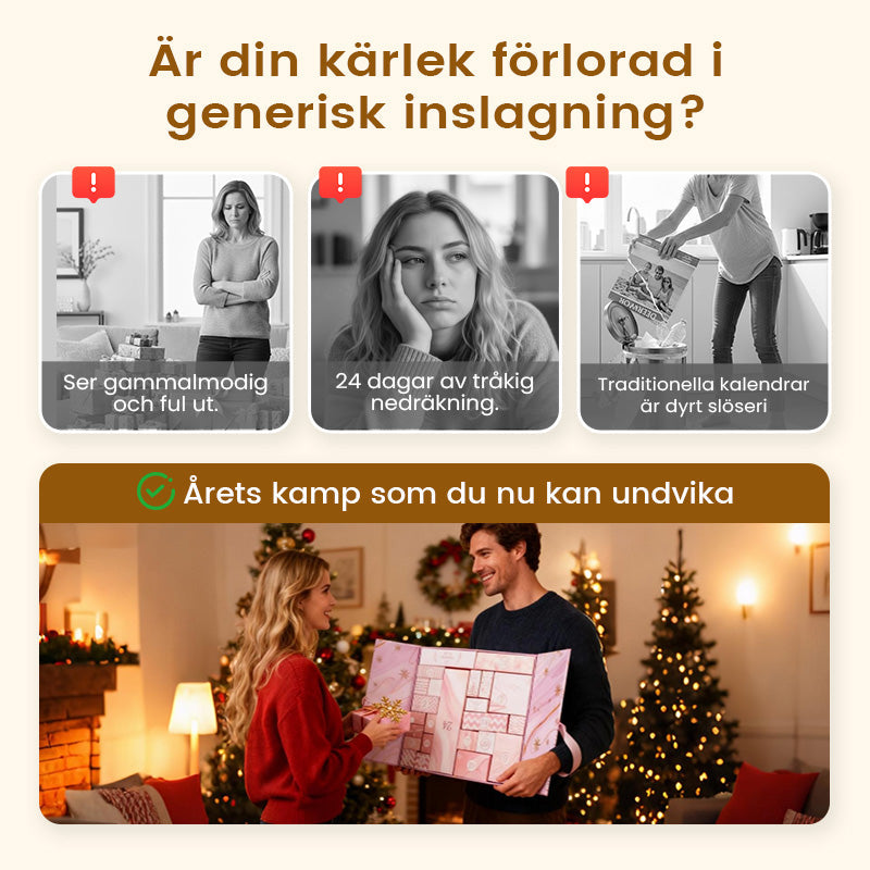 🎁 24 dagar med överraskningar — Rosa marmoradventkalender 2025