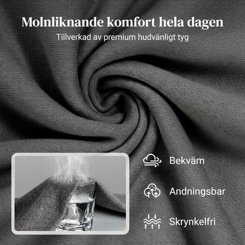 🔥SISTA DAGEN 60 % RABATT✨Avslappnat set med topp och byxor med dragsko för dam
