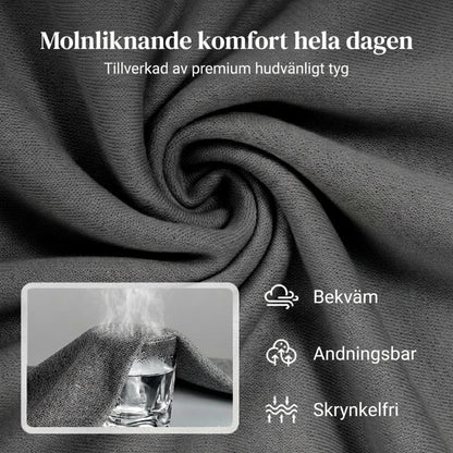 🔥SISTA DAGEN 60 % RABATT✨Avslappnat set med topp och byxor med dragsko för dam