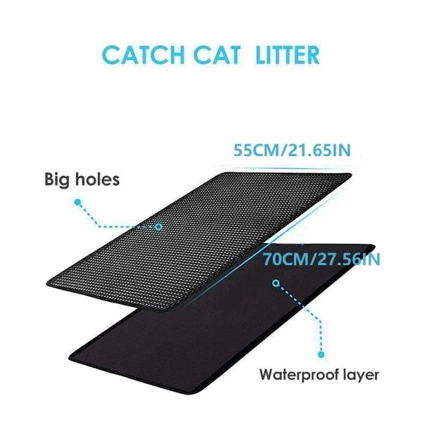 🔥Het rea 50 % rabatt🔥Halkfri kattlittermatta
