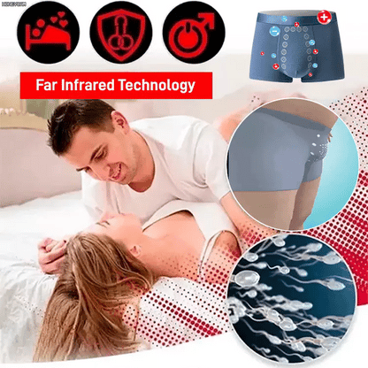 🔥Köp 1 få 3 st🔥Energetisk massage magnetisk terapiunderkläder för män