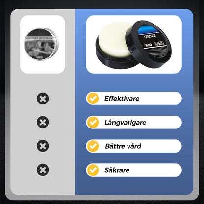 ✨ Rengörings- och vårdkräm för läder – djupgående rengöring med naturliga oljor för möbler, bilsäten och tillbehör 🛋️🌟