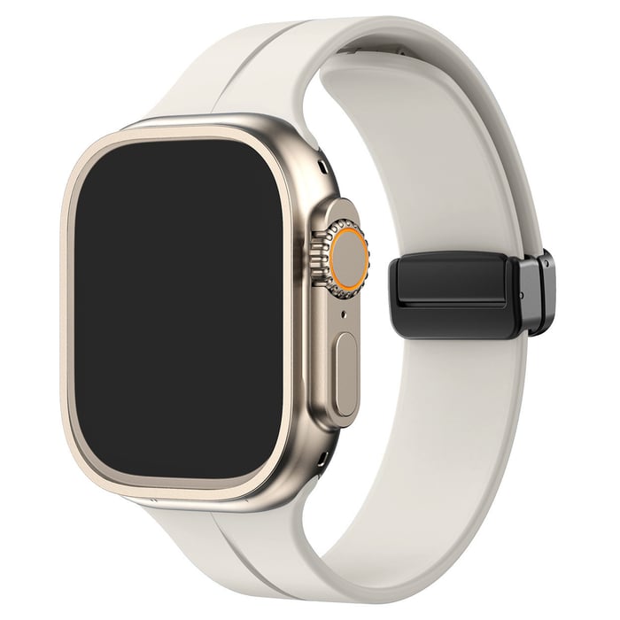 🔥Köp 1 och få 1 gratis - Magnetiskt vikbart armband i silikon för Apple Watch