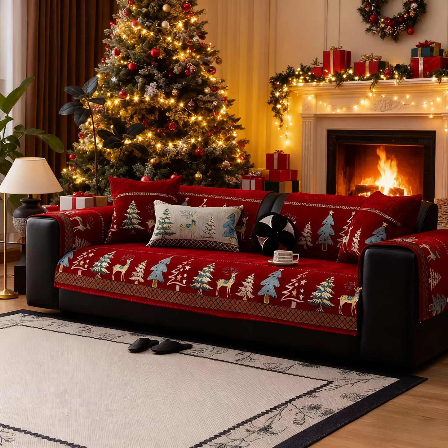 📢📢50 % RABATT !!⏰⏰Plush Chenille Anti-Slip sofföverdrag