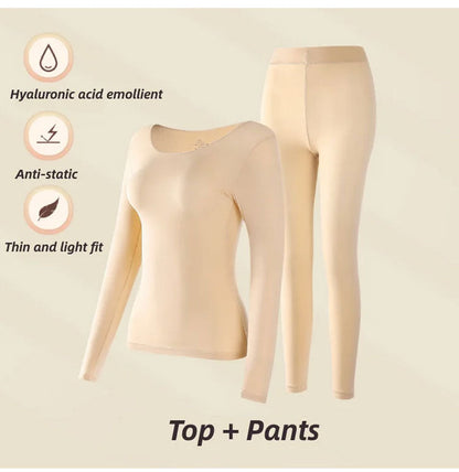 🔥 50% RABATT BLIXTREA! ✨ Ultratunna Självuppvärmande Termoplagg - Intelligent Temperaturreglering med Mjuk Bambusyta för Avslappnad Värme ❄️👕